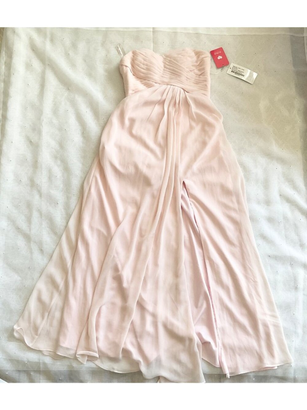 NWT JJ"s HOUSE pink maxi long dress SZ 8 bust32 Formal Dress